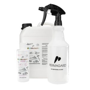 3 bottles that consist of the Permagard Maintenance Kit