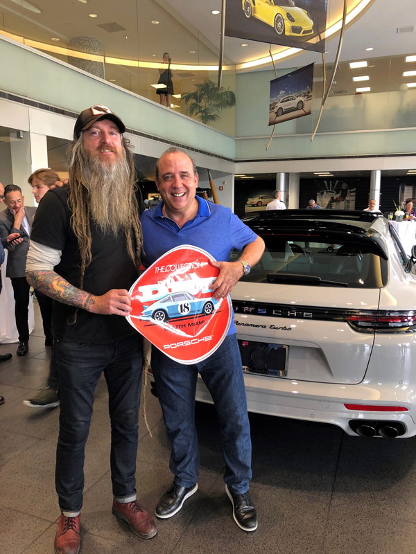 Luc with Magnus Walker