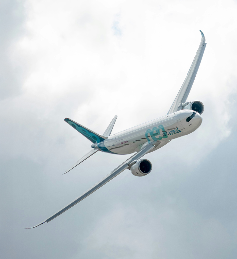 Airbus A350 XWB aircraft in flight